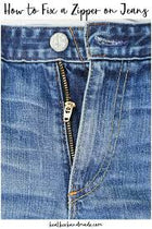 Replace Pant Front Zipper: Remove and replace the fly zipper on a pair of pants