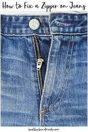 Replace Pant Front Zipper: Remove and replace the fly zipper on a pair of pants