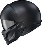 Scorpion EXO Covert 2 Solid: The new Covert 2 Model is a 2-piece open-face helmet that includes a removable mask for style