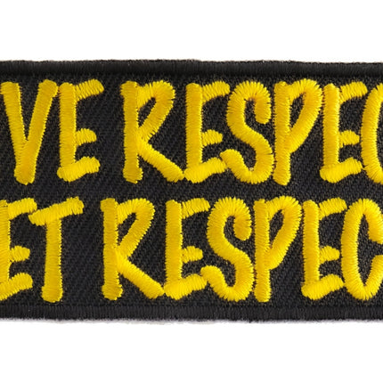 Give Respect Get Respect Patch