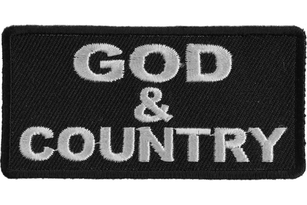 God and Country Patch
