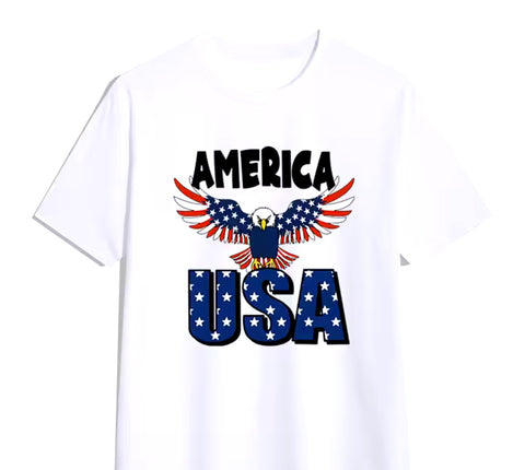 America USA Shirt With Eagle