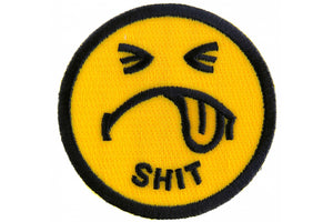 Sh!t Smily Face Patch