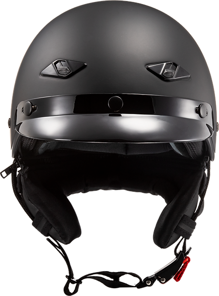 ls2 half helmets price LS2 Bagger Solid Helmet Matte Black / Large