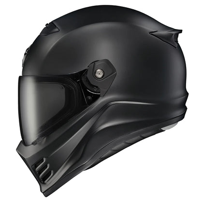 Scorpion Covert FX Helmet Solid: Extremely lightweight TCT-Ultra™ Composite shell provides superior strength and impact dispe