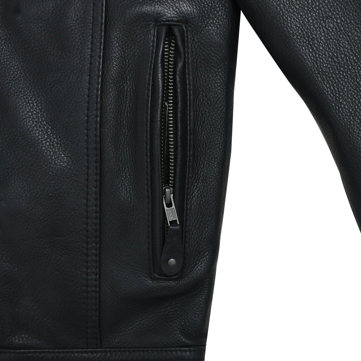 Eagle Leather Mastermind Jacket zippered sleeve pocket detail