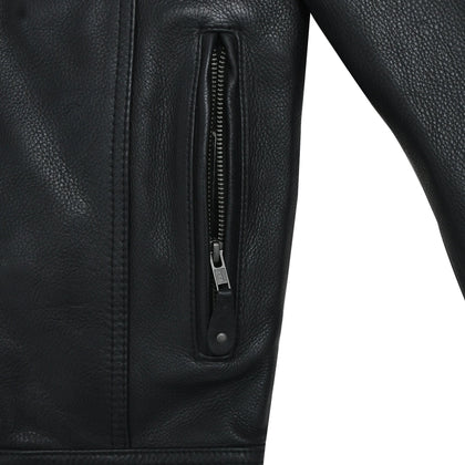 Eagle Leather Mastermind Jacket zippered sleeve pocket detail
