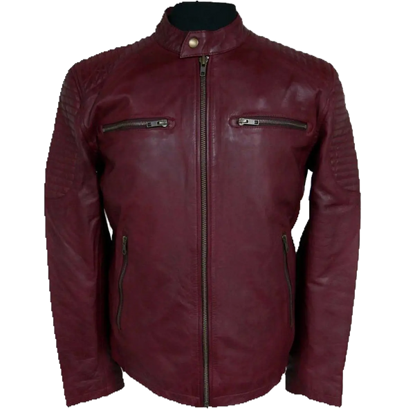 Eagle Leather Men's General Jacket Oxblood