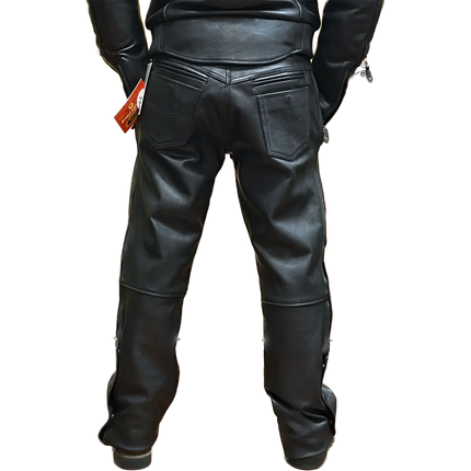 Mens Slasher Leather Overpants