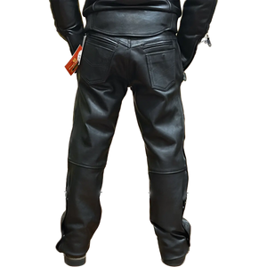 Mens Slasher Leather Overpants