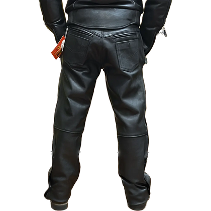 Mens Slasher Leather Overpants
