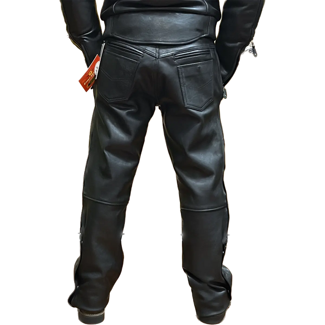 Mens Slasher Leather Overpants