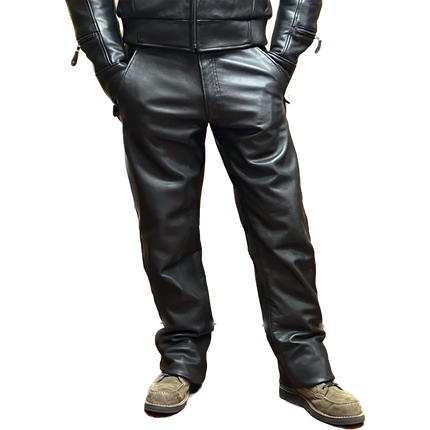 Mens Slasher Leather Overpants