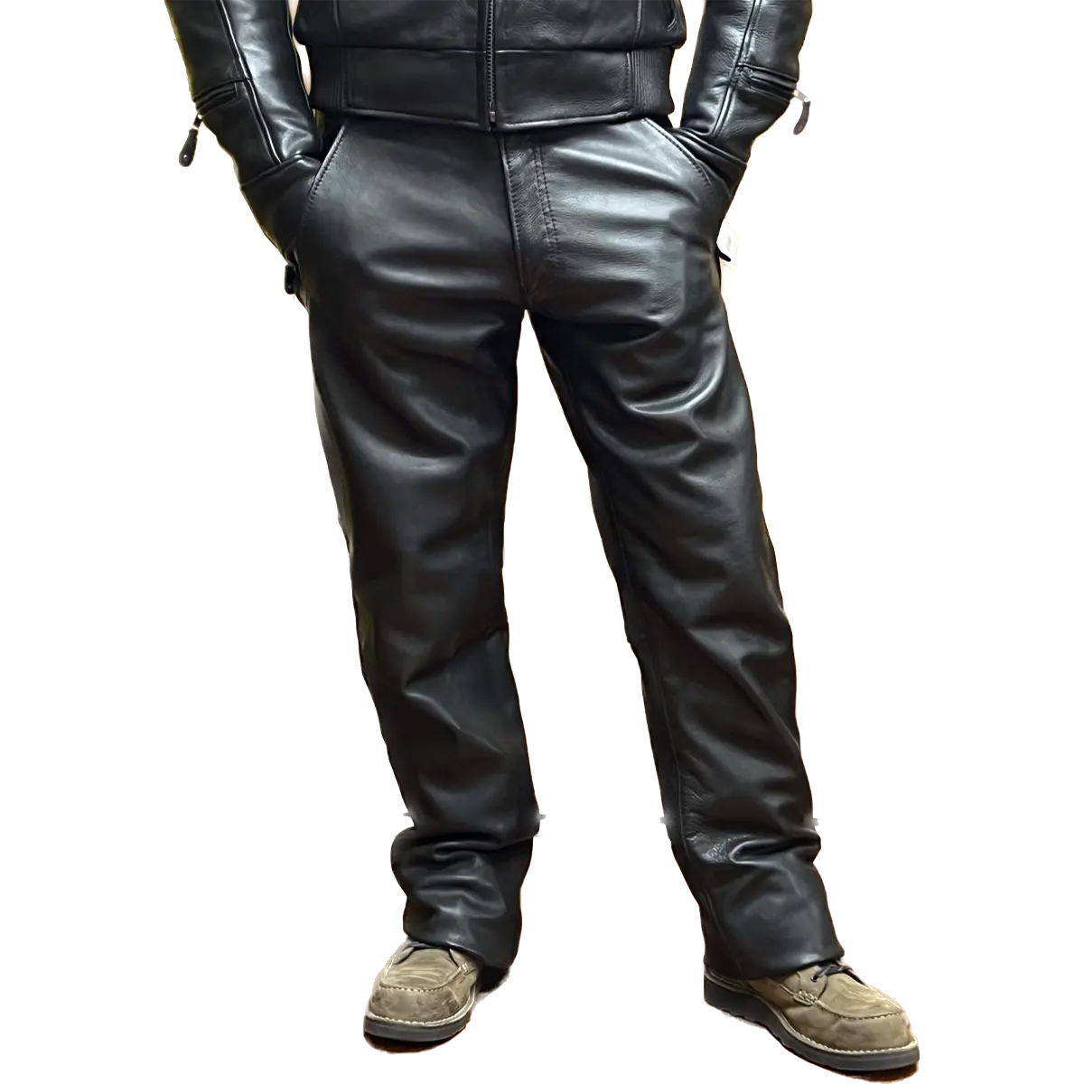 Mens Slasher Leather Overpants
