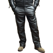 Mens Slasher Leather Overpants