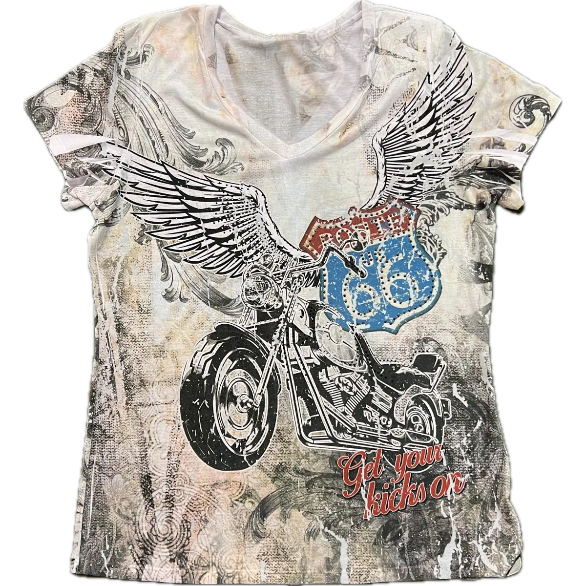 Ladies Biker Wings Shirt