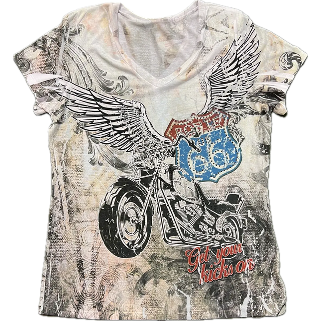 Ladies Biker Wings Shirt