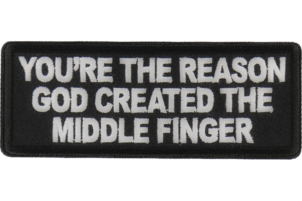 You're Reason the Middle Finger Patch