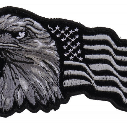 Eagle With Waving Flag Patch