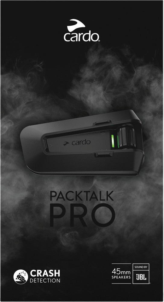 Cardo Packtalk Pro Mesh Intercom Single | Eagle Leather Cardo Packtalk Pro Mesh Intercom Single | Eagle Leather