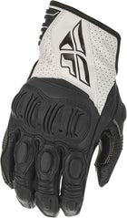 FLY BRAWLER GLOVES: •Genuine perforated leather panels•Aramid stitching•CE level 2 knuckle armor•Molded soft knuckle protecti