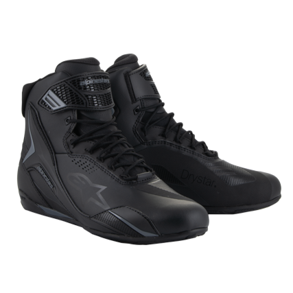 Alpinestars Faster-4 Drystar Riding Shoes Black/Cool Gray