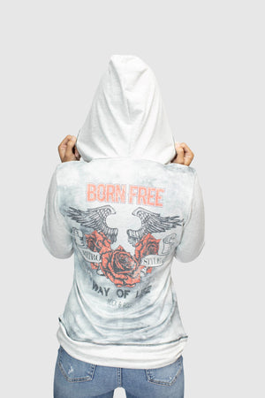 Retro Style Ladies Hoodie
