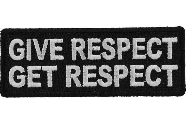 Give Respect Get Respect Patch