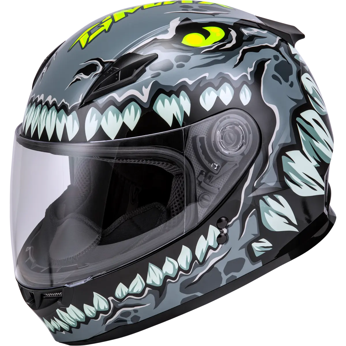fangs motorcycle helmet GMAX Youth Helmet GM49Y Drax – Eagle Leather