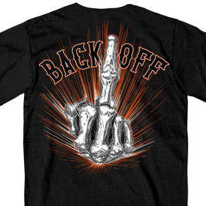 Men's Short Sleve Shirt Bone Finger: • 100% heavyweight cotton shirt• Screen printed on Front side and back • Proudly printed