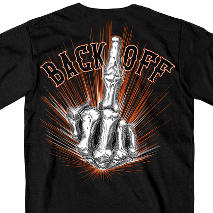 Men's Short Sleve Shirt Bone Finger: • 100% heavyweight cotton shirt• Screen printed on Front side and back • Proudly printed