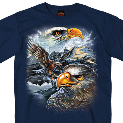 Majestic Eagle Shirt: 100% heavyweight cotton shirt

Screen printed on Front side only

Proudly printed in the USA
 
The Maje