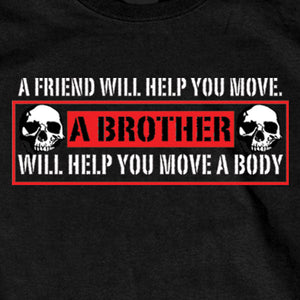 Men's Move A Body T-Shirt: • 100% heavyweight cotton shirt• Screen printed on Front side only• Proudly printed in the USA
"A 