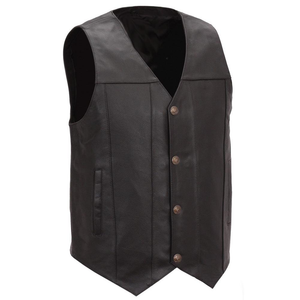 Eagle Gun Runner leather vest front view