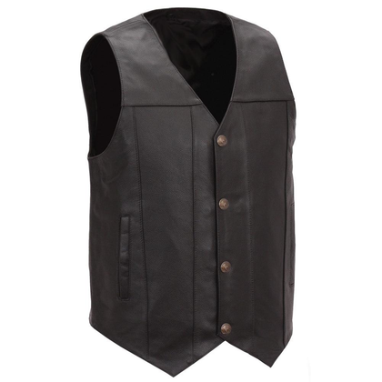 Eagle Gun Runner leather vest front view