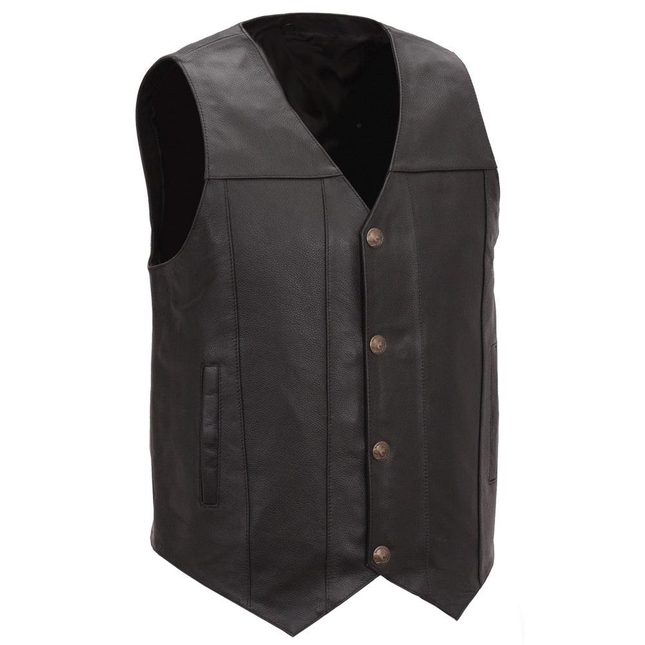 Eagle Gun Runner leather vest front view