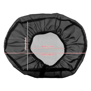 Harley air cleaner rain sock dimensions