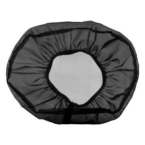 Black oval air cleaner rain sock for Harley motorcycles
