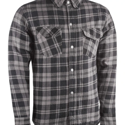 Highway 21 Marksman Flannel Black/Grey front view