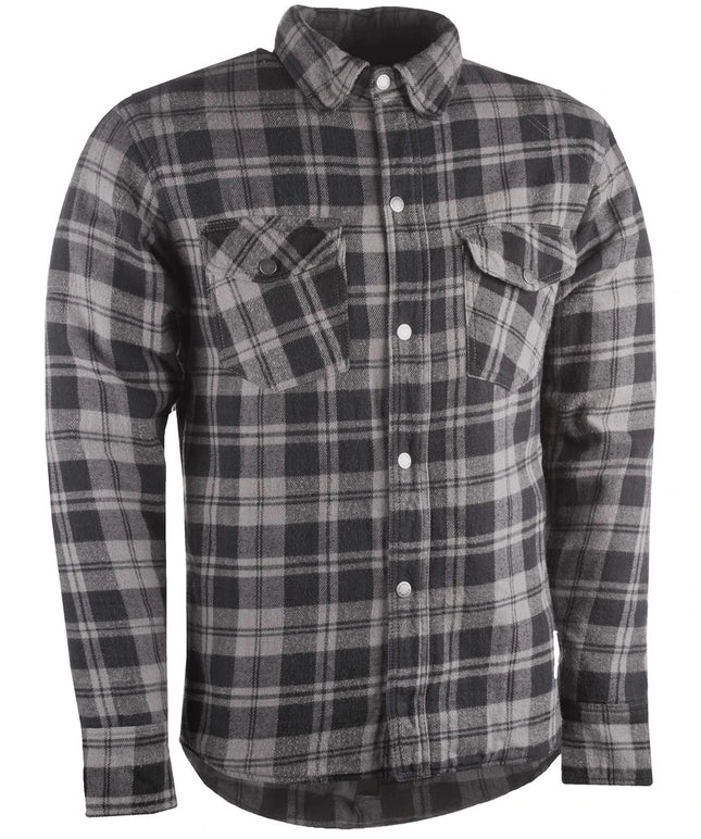 Highway 21 Marksman Flannel Black/Grey front view