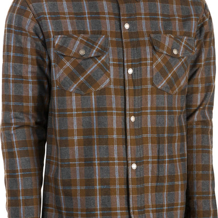 Highway 21 Marksman Flannel Brown/Tan front view