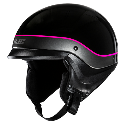 HJC C20 Probe Pink half helmet - side view