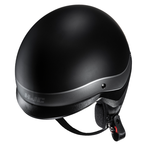 HJC C20 Probe Silver half helmet - front view