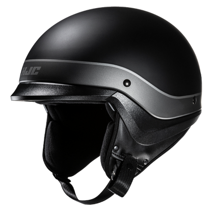 HJC C20 Probe Silver half helmet - side view