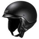 HJC C20 Solid Matte Black half helmet - side view