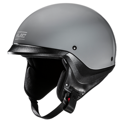 HJC C20 Solid Nardo Gray half helmet - side view
