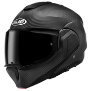 HJC F100 Carbon Matte Black modular helmet left front view