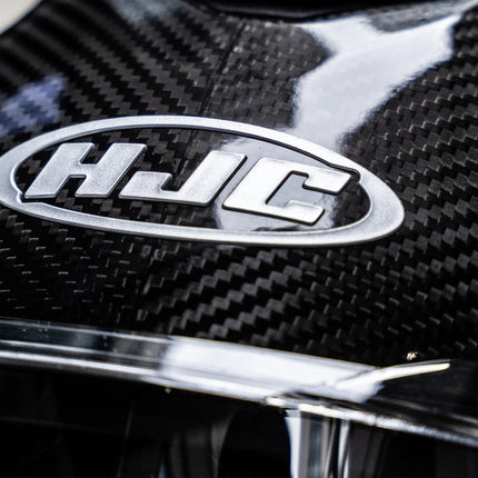 HJC F100 Carbon carbon fiber shell feature
