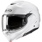 HJC F100 Solid helmet in White, front three-quarter view