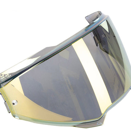 HJC F100 HJ-45 faceshield in Gold, studio view